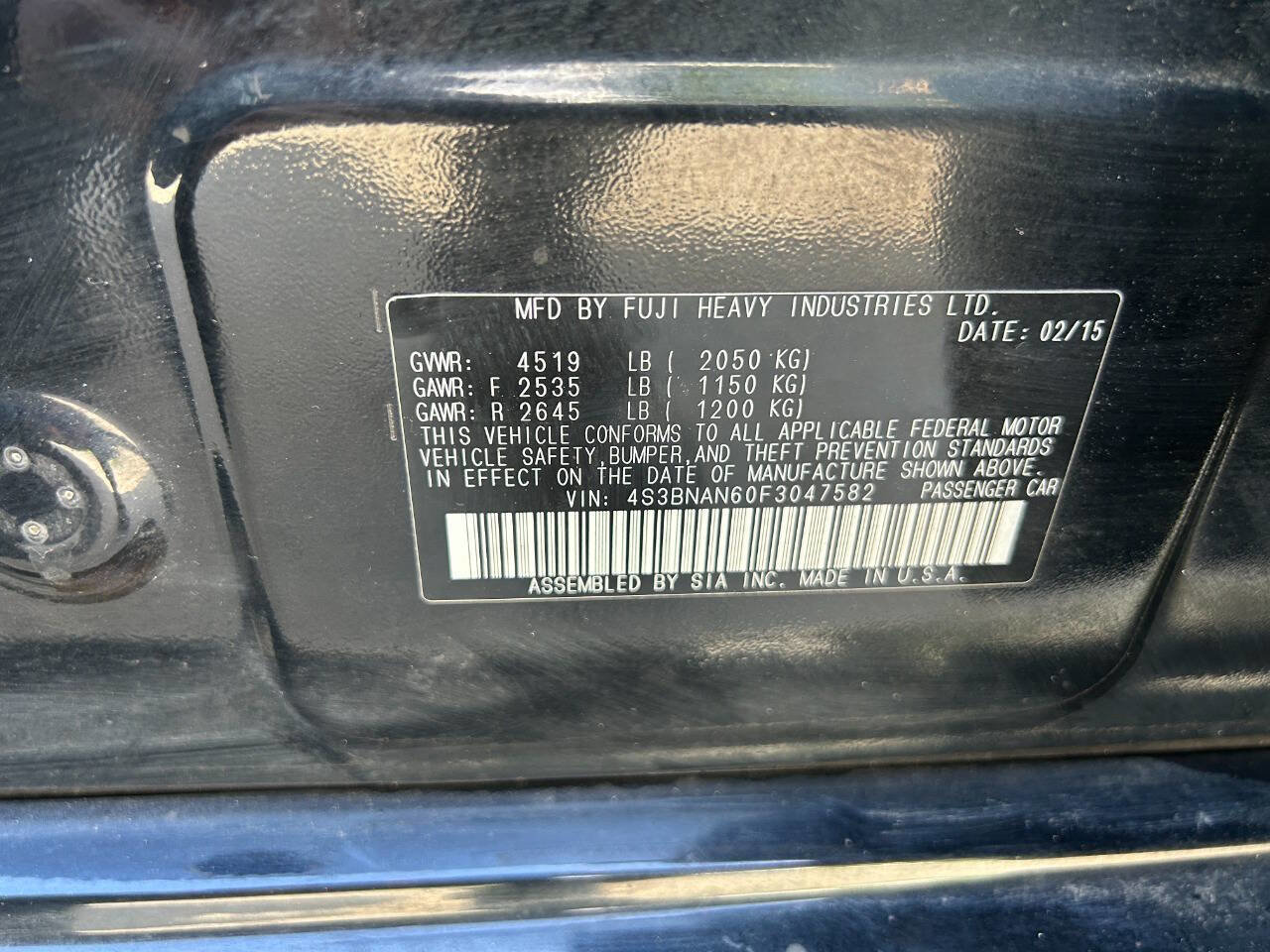 Used 2015 Subaru Legacy 2.5i Limited AWD/4WD image 29