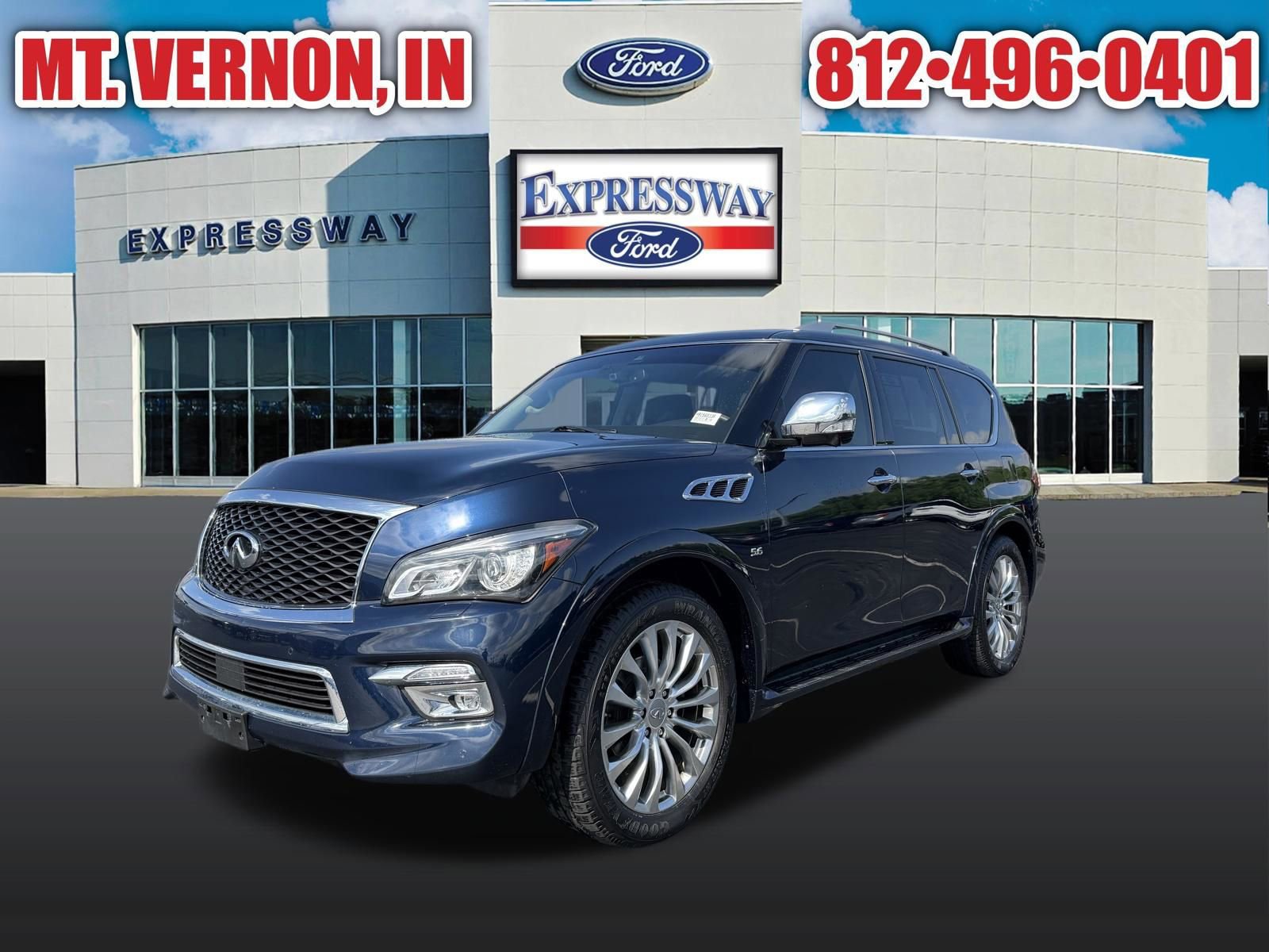 Used 2017 INFINITI QX80 4WD w/ Deluxe Technology Package image 1