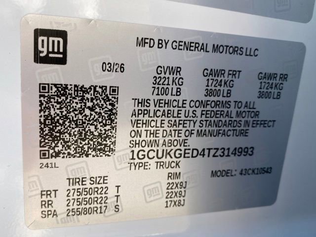 New 2026 Chevrolet Silverado 1500 LTZ w/ LPO, Dark Essentials Package AWD/4WD image 51