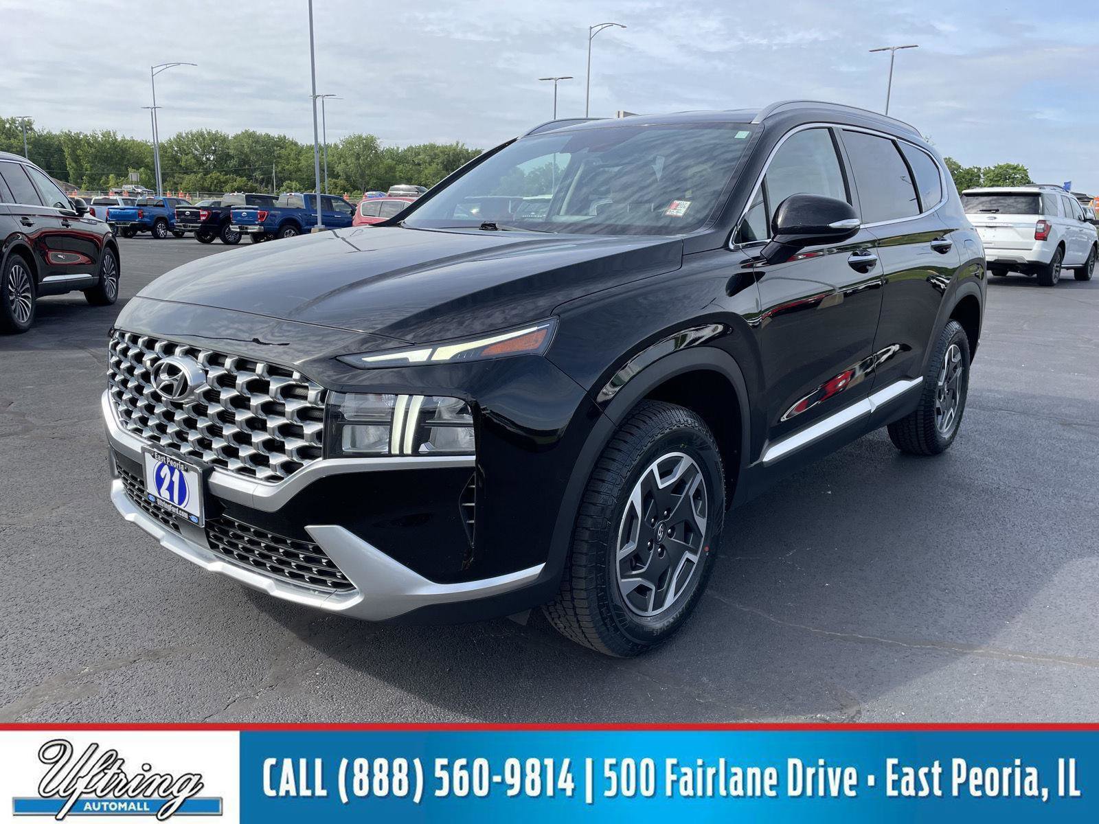 Used 2021 Hyundai Santa Fe Blue AWD/4WD image 1