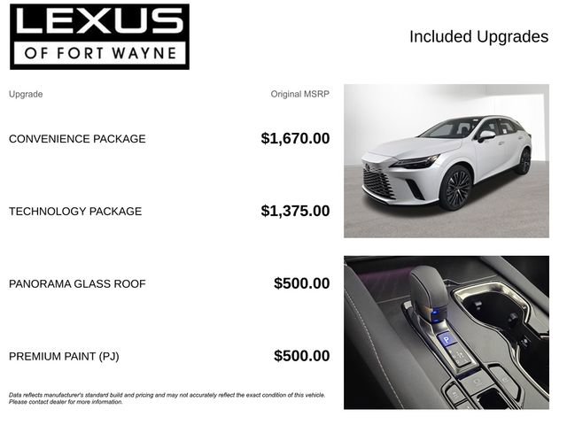 New 2025 Lexus RX 350 w/ Convenience Package image 4