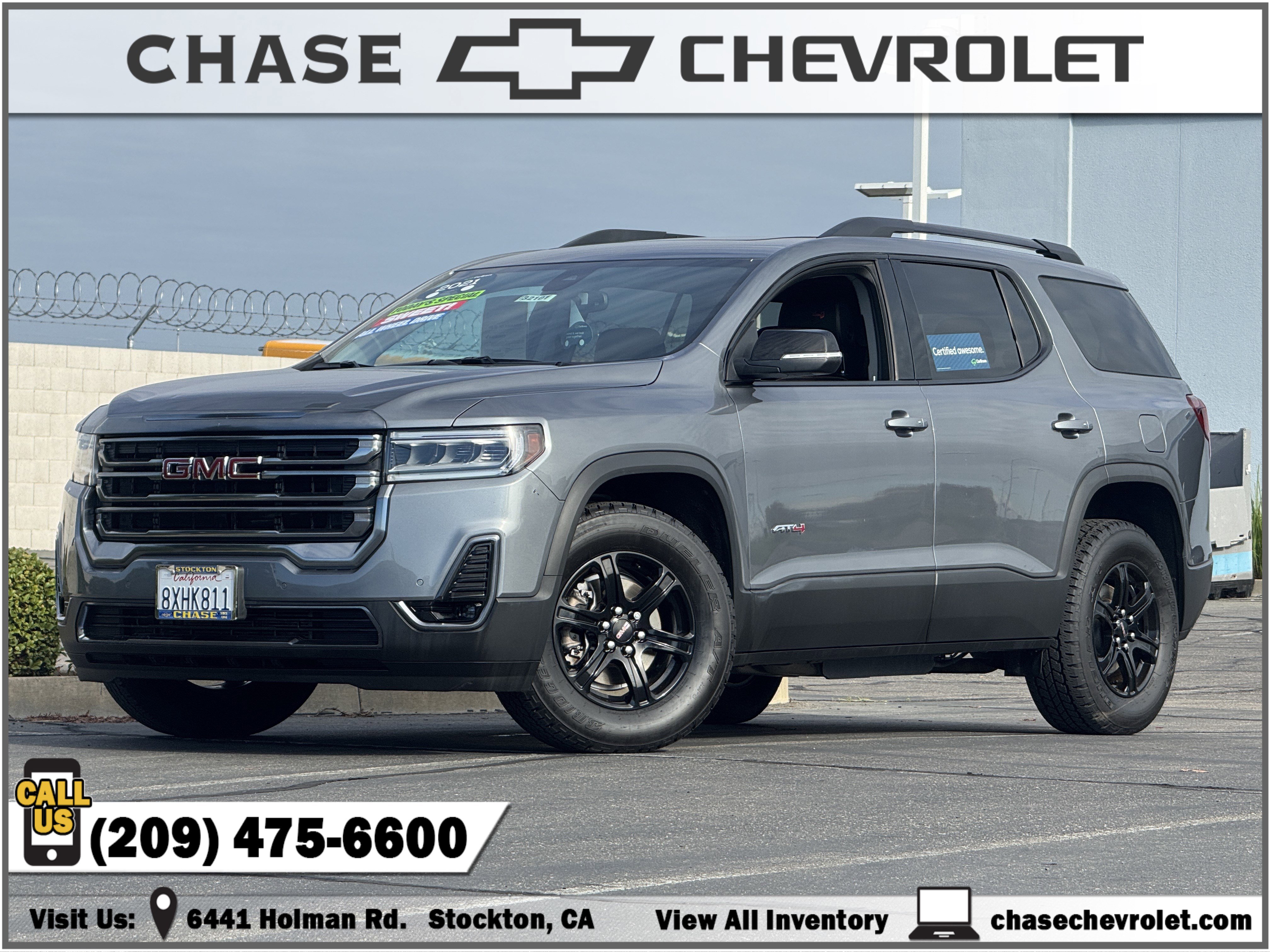 Certified 2021 GMC Acadia AT4 w/ Trailering Package image 1