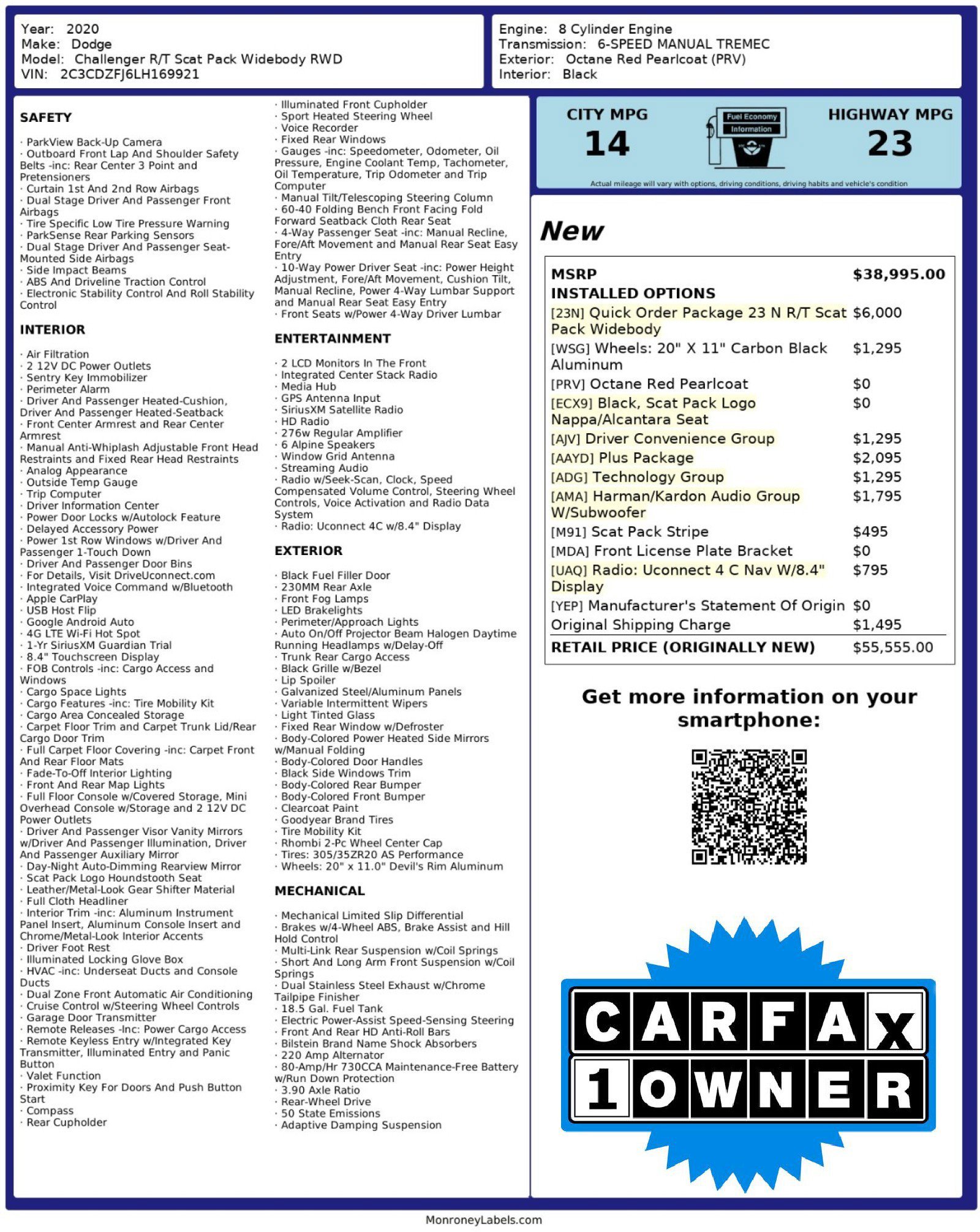 Used 2020 Dodge Challenger R/T Scat Pack image 14