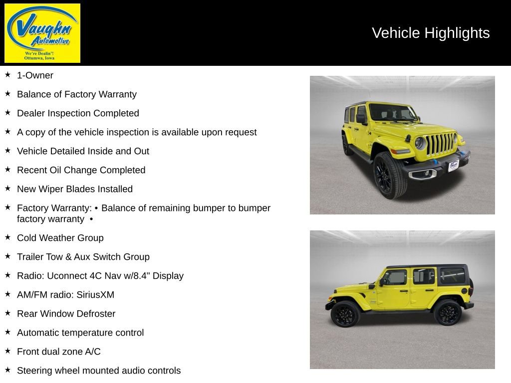 Used 2023 Jeep Wrangler Unlimited Sahara w/ Cold Weather Group image 2