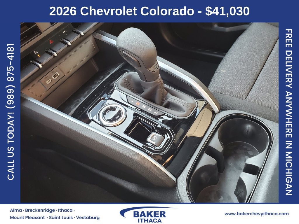 New 2026 Chevrolet Colorado W/T w/ WT Custom Package AWD/4WD image 21