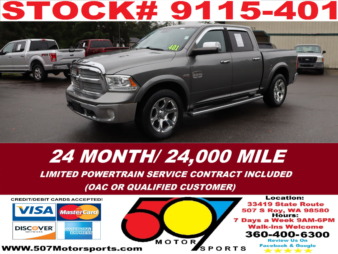 Used 2013 RAM 1500 Laramie Longhorn w/ Convenience Group