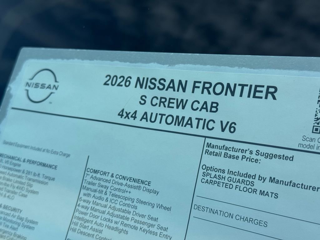 New 2026 Nissan Frontier S image 24