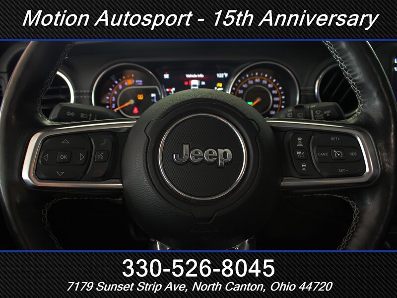 Used 2021 Jeep Wrangler Unlimited Sahara w/ Uconnect 4C Nav & Sound Group AWD/4WD image 18