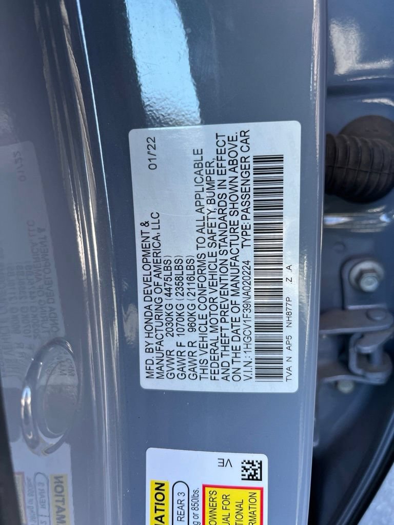Used 2022 Honda Accord Sport image 9