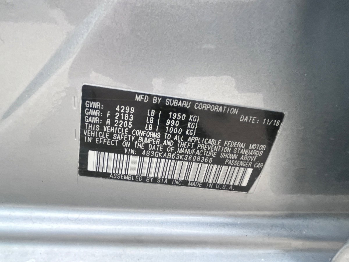 Used 2019 Subaru Impreza 2.0i w/ Eyesight AWD/4WD image 24