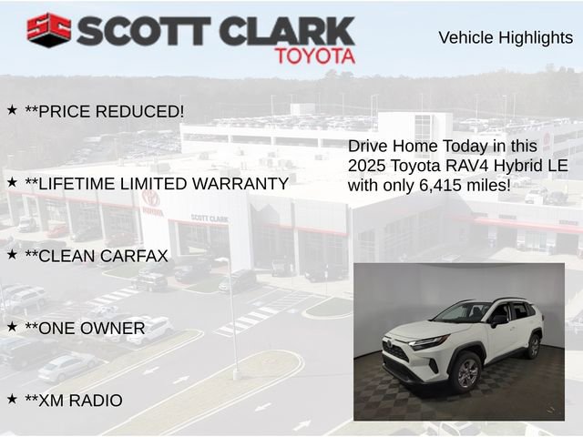 Used 2025 Toyota RAV4 LE AWD/4WD image 12
