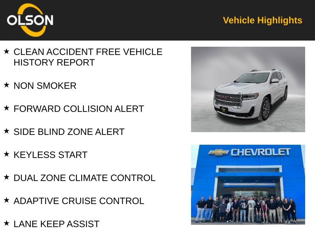 Used 2023 GMC Acadia Denali w/ Denali Ultimate Package image 2