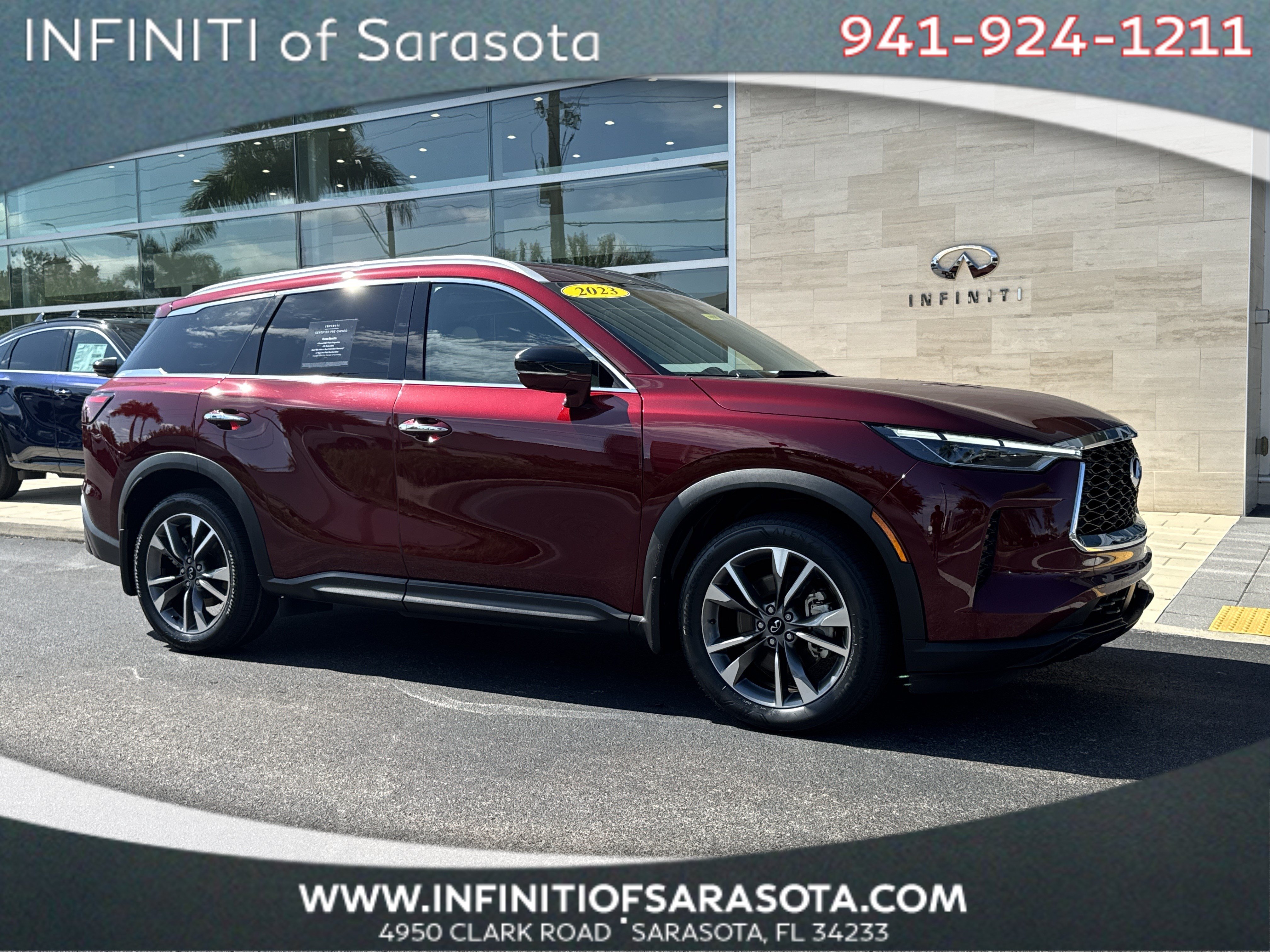 Certified 2023 INFINITI QX60 Luxe w/ Cargo Package FWD video 1