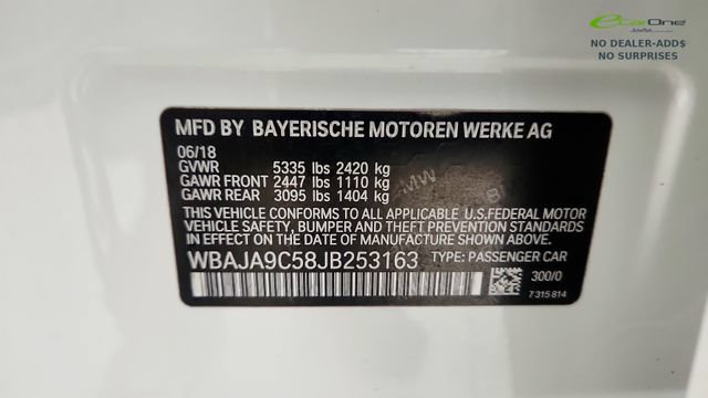 Used 2018 BMW 530e w/ M Sport Package 2 RWD image 75