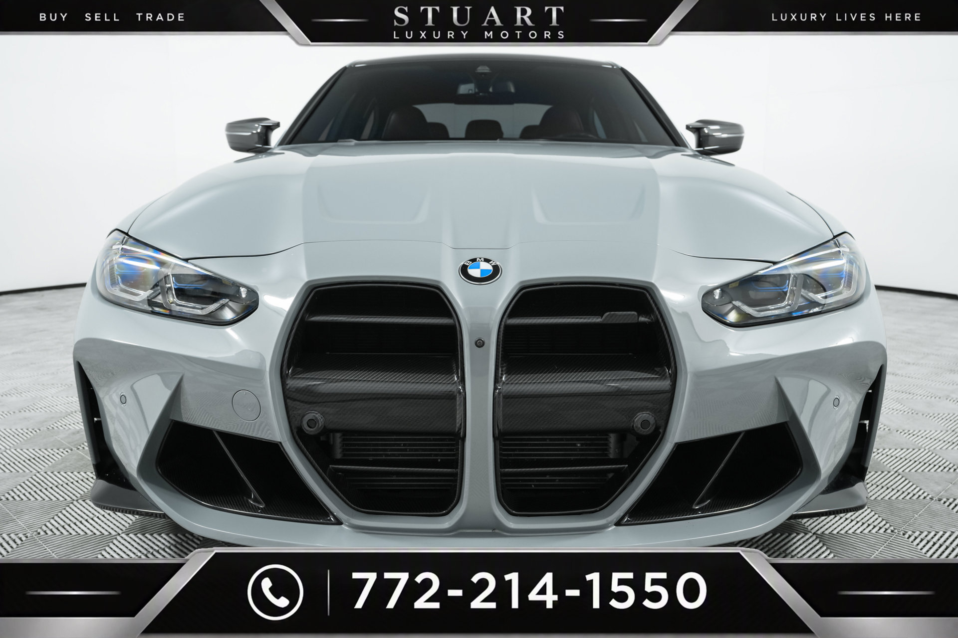 Used 2024 BMW M3 Competition w/ M Carbon Exterior Package AWD/4WD image 3