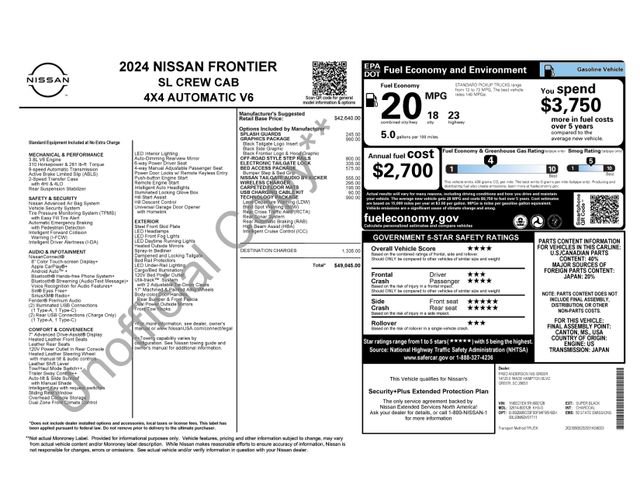Used 2024 Nissan Frontier SL w/ Technology Package image 27