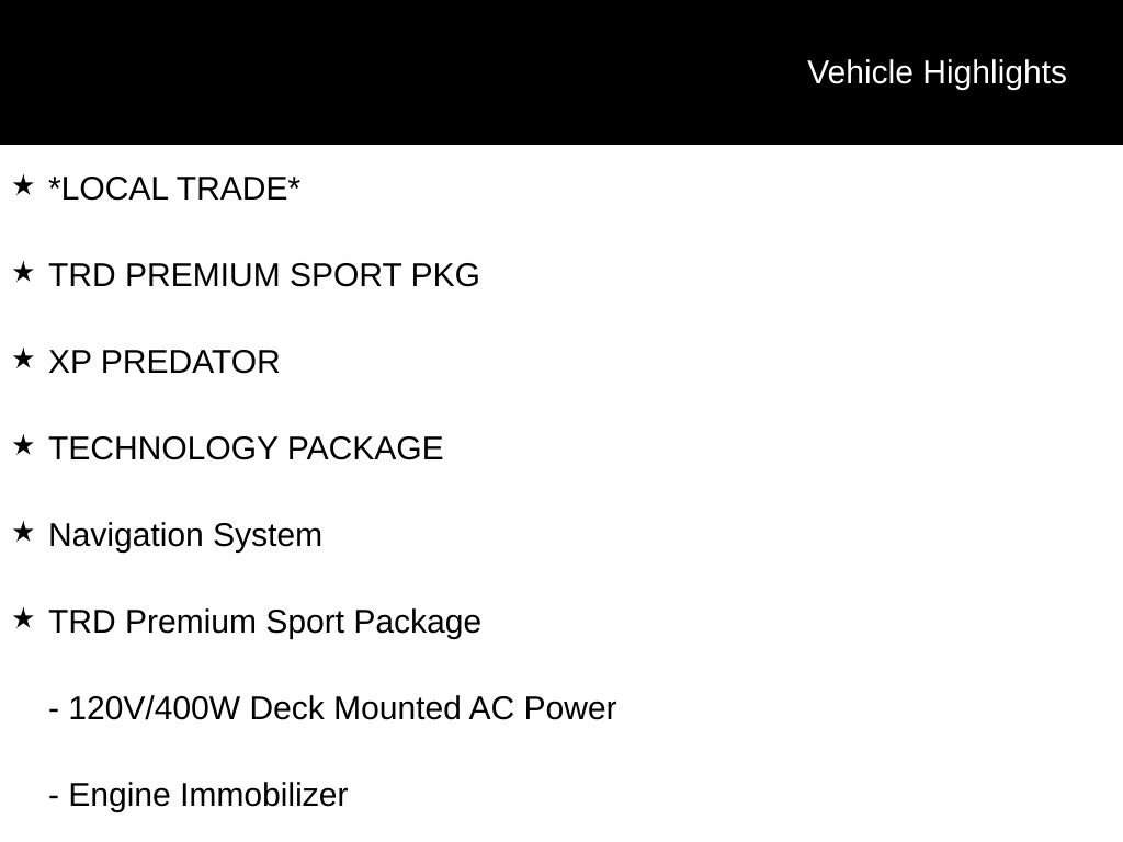 Used 2022 Toyota Tacoma TRD Sport w/ TRD Premium Sport Package image 10