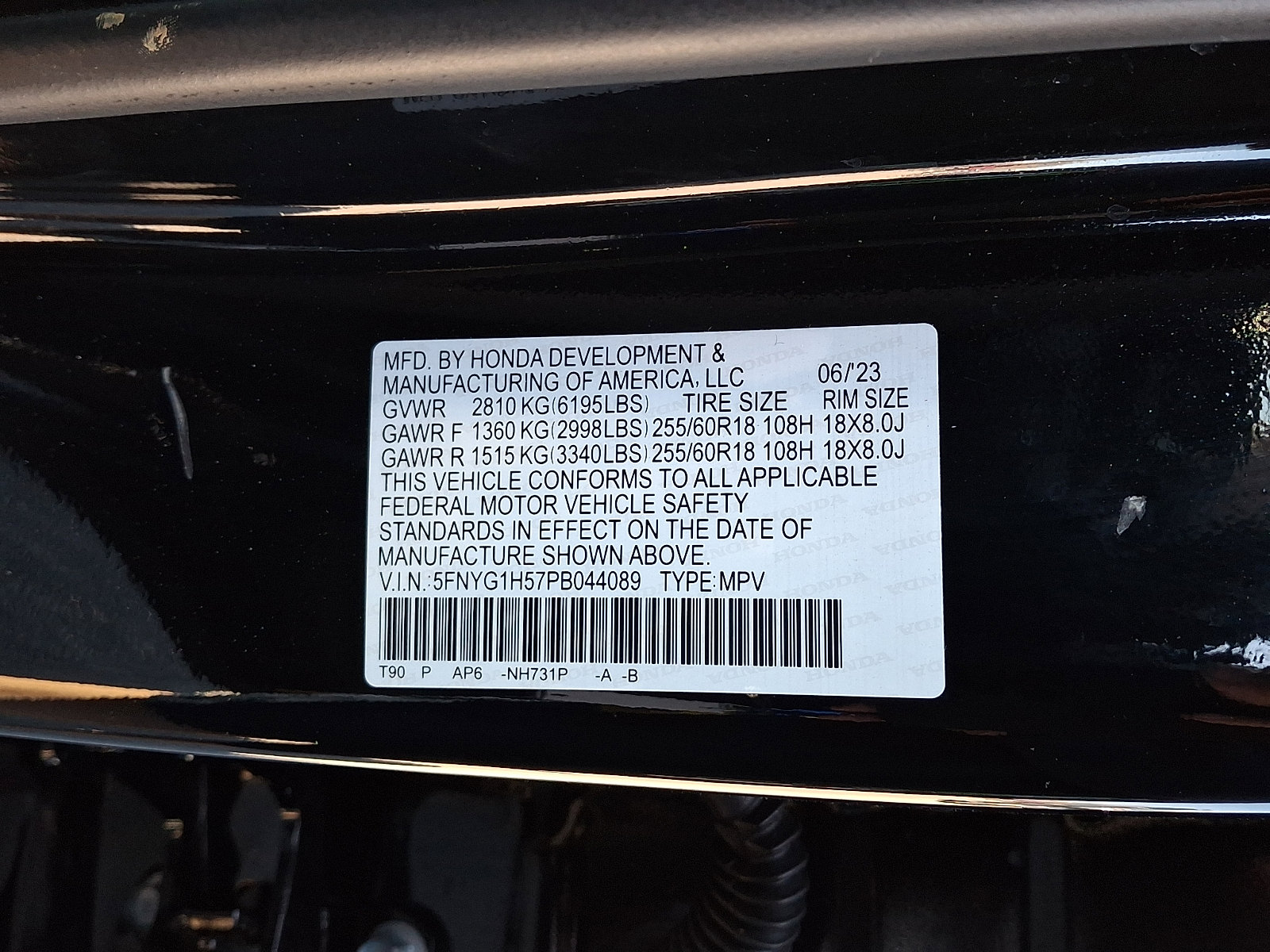 Certified 2023 Honda Pilot EX-L image 28