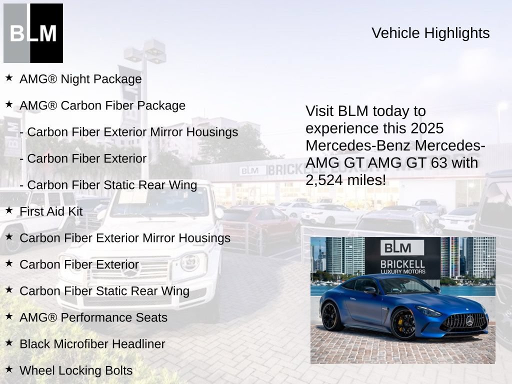 Used 2025 Mercedes-Benz AMG GT 63 image 5