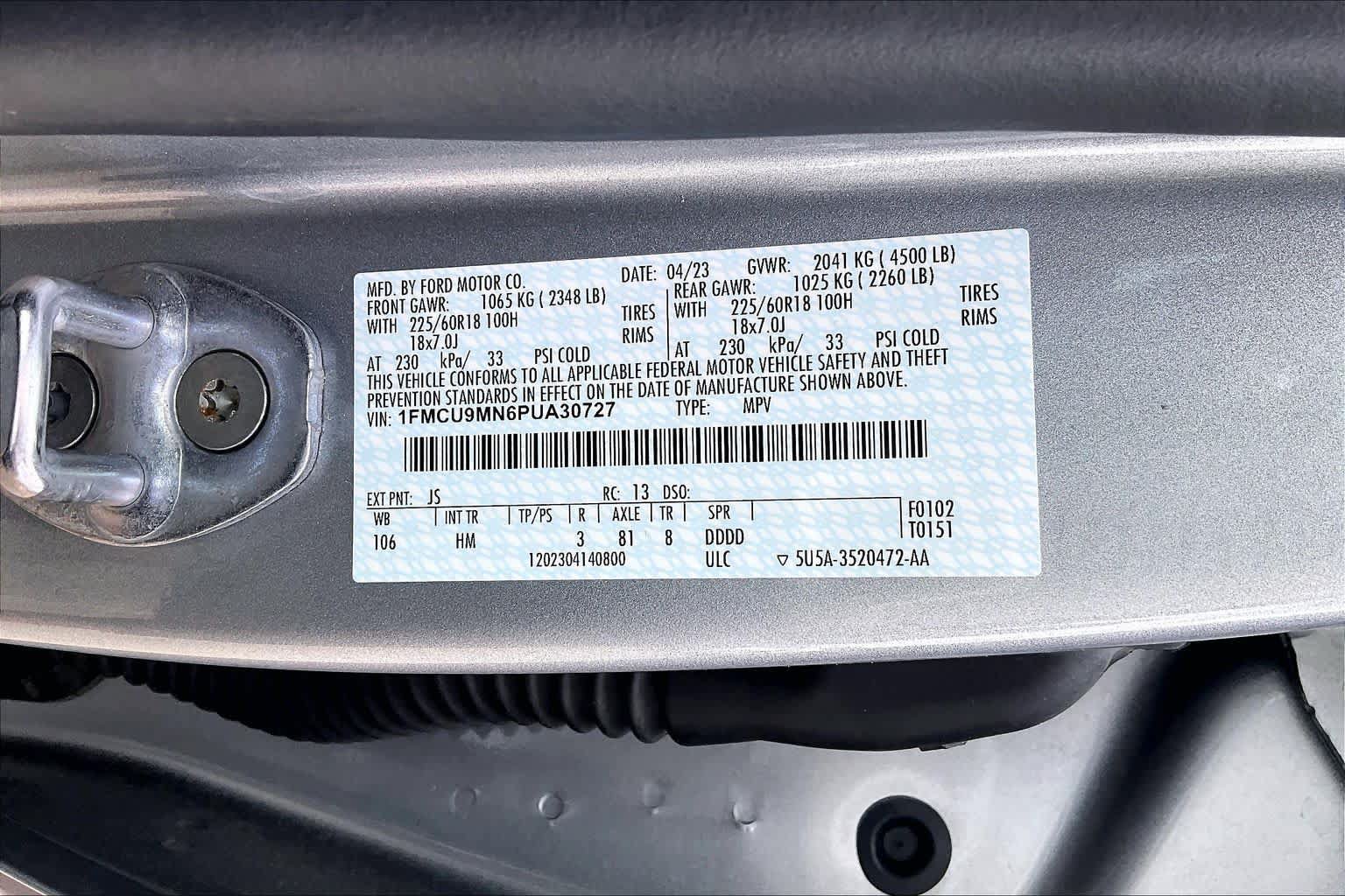 Used 2023 Ford Escape ST-Line AWD/4WD image 33
