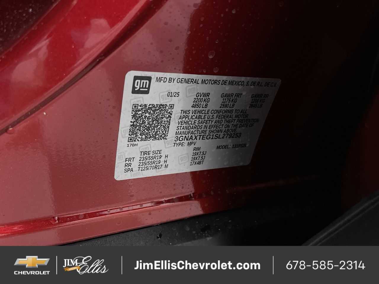 New 2025 Chevrolet Equinox RS w/ Safety and Technology Package AWD/4WD image 66
