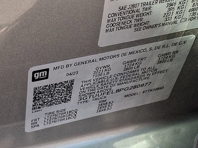 Used 2023 GMC Sierra 1500 AT4X AWD/4WD image 27