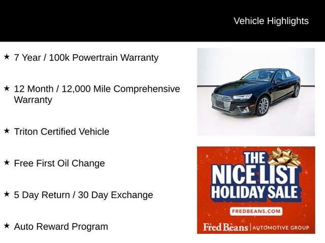 Used 2019 Audi A4 2.0T Premium Plus w/ Premium Plus Package image 3