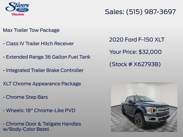 Used 2020 Ford F150 XLT w/ Equipment Group 302A Luxury AWD/4WD image 22