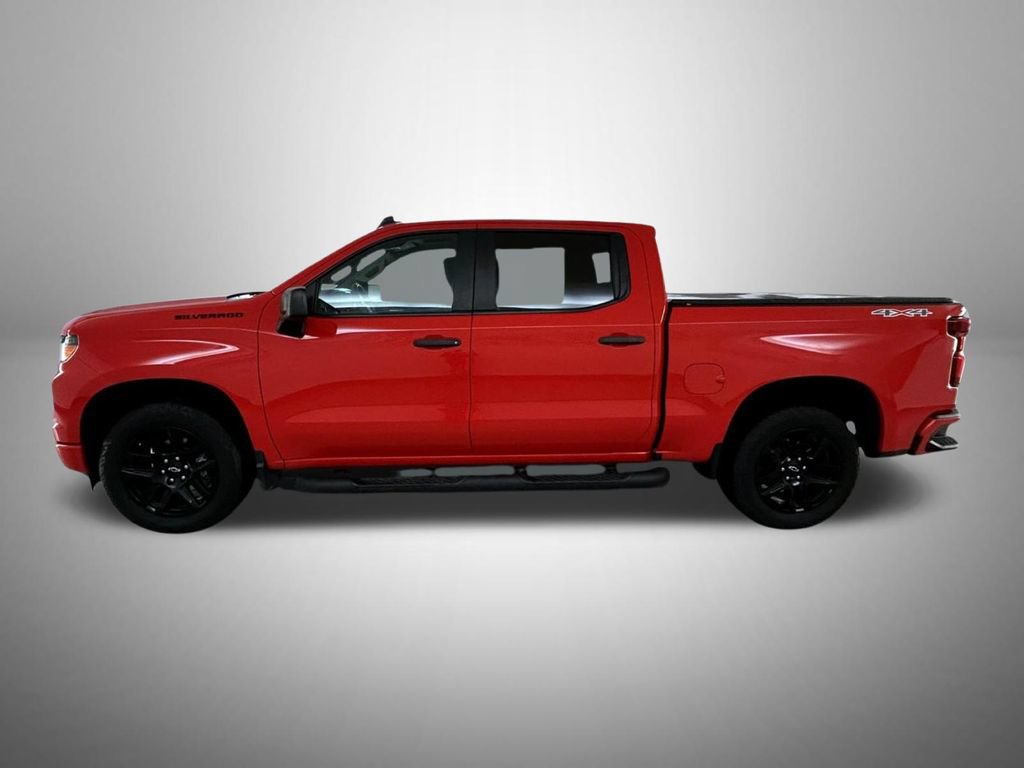 Certified 2024 Chevrolet Silverado 1500 Custom w/ Turbomax Blackout Package AWD/4WD image 9