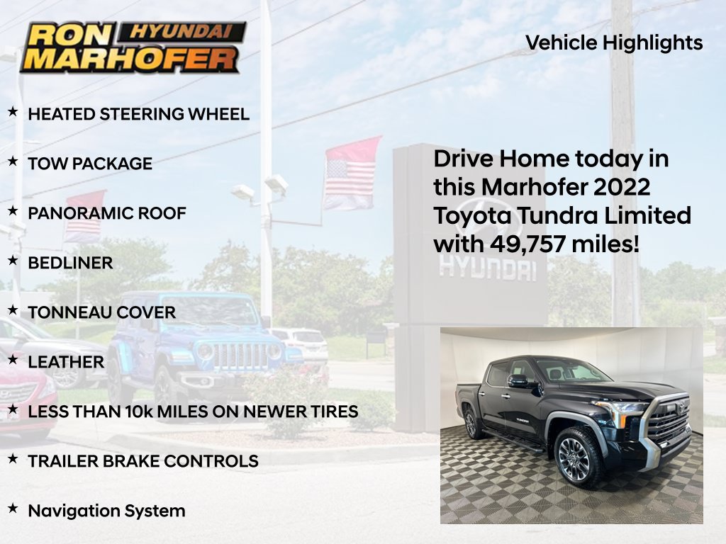 Used 2022 Toyota Tundra Limited AWD/4WD image 13