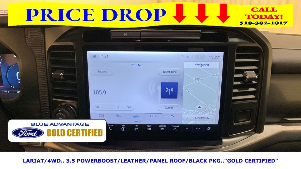 Certified 2025 Ford F150 Lariat w/ Equipment Group 502A High AWD/4WD image 41