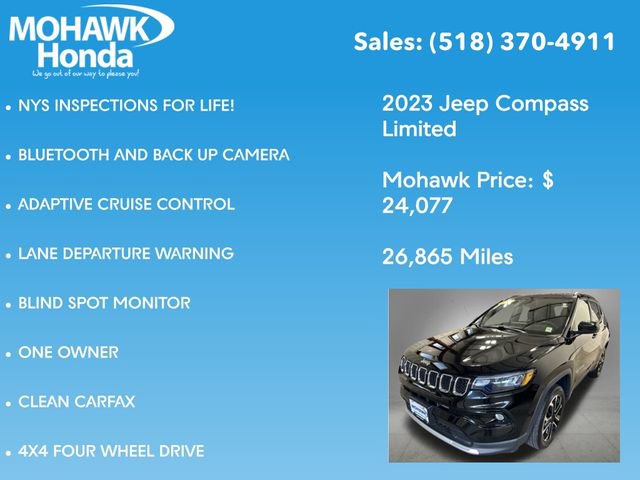 Used 2023 Jeep Compass Limited AWD/4WD image 7