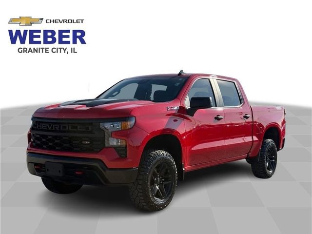 Certified 2023 Chevrolet Silverado 1500 Custom Trail Boss w/ LPO, Dark Essentials Package image 1
