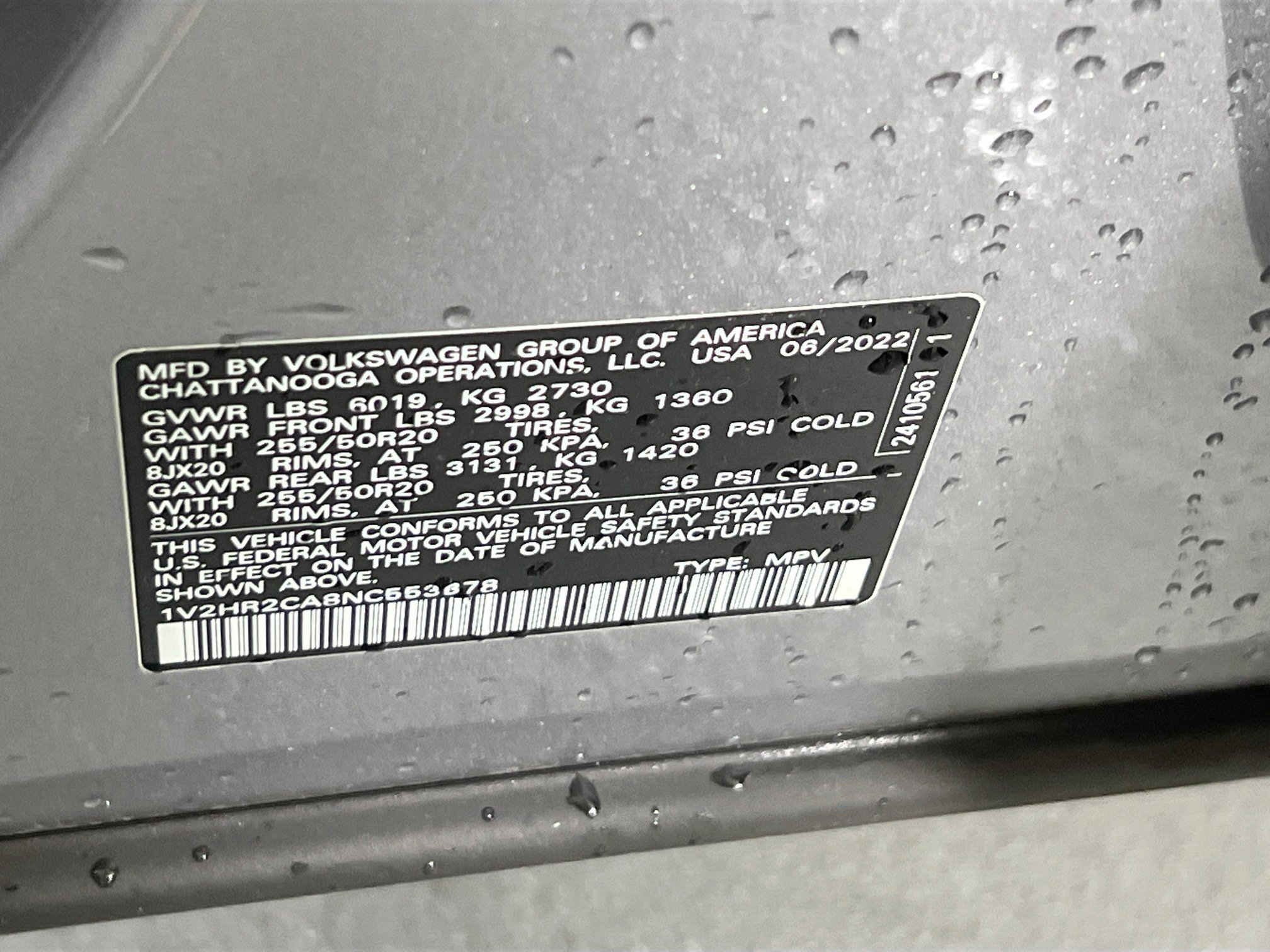 Used 2022 Volkswagen Atlas SE image 31