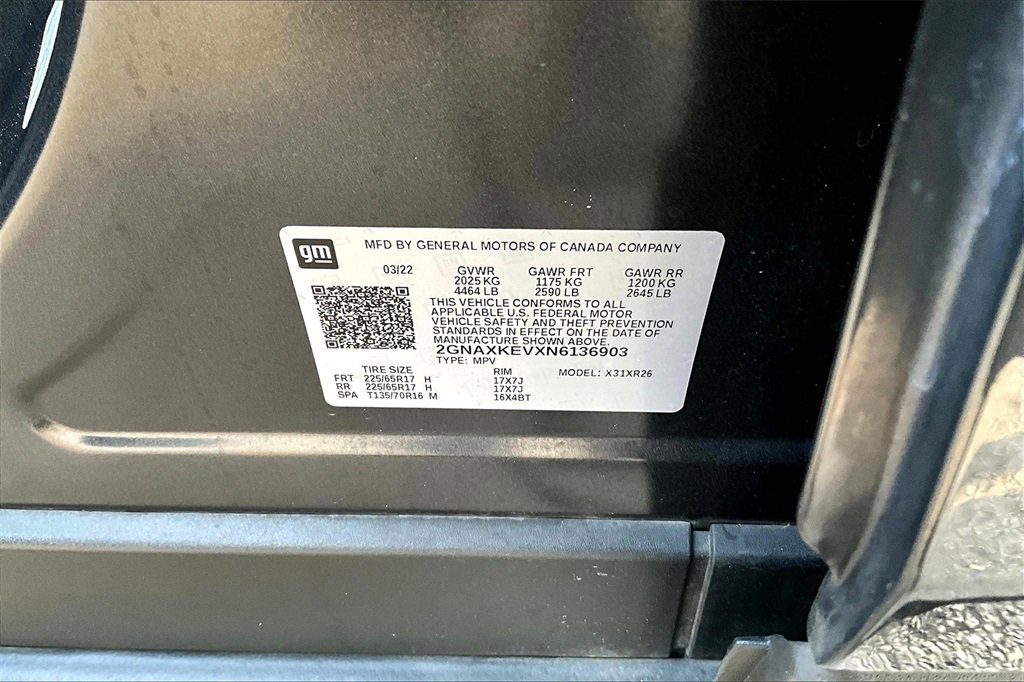Used 2022 Chevrolet Equinox LT image 19