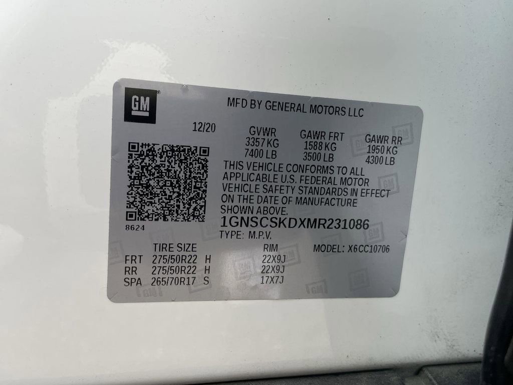 Used 2021 Chevrolet Tahoe Premier w/ Premium Package image 35