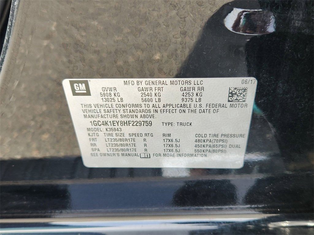 Used 2017 Chevrolet Silverado 3500 High Country w/ Duramax Plus Package image 27