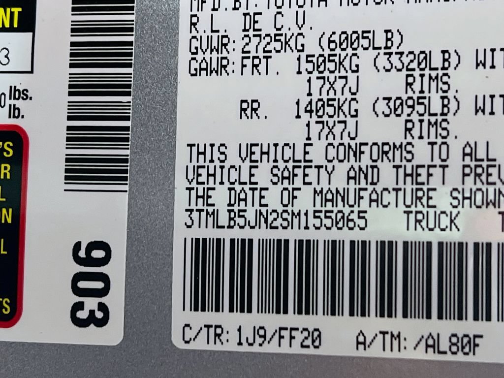 Certified 2025 Toyota Tacoma SR5 AWD/4WD image 28