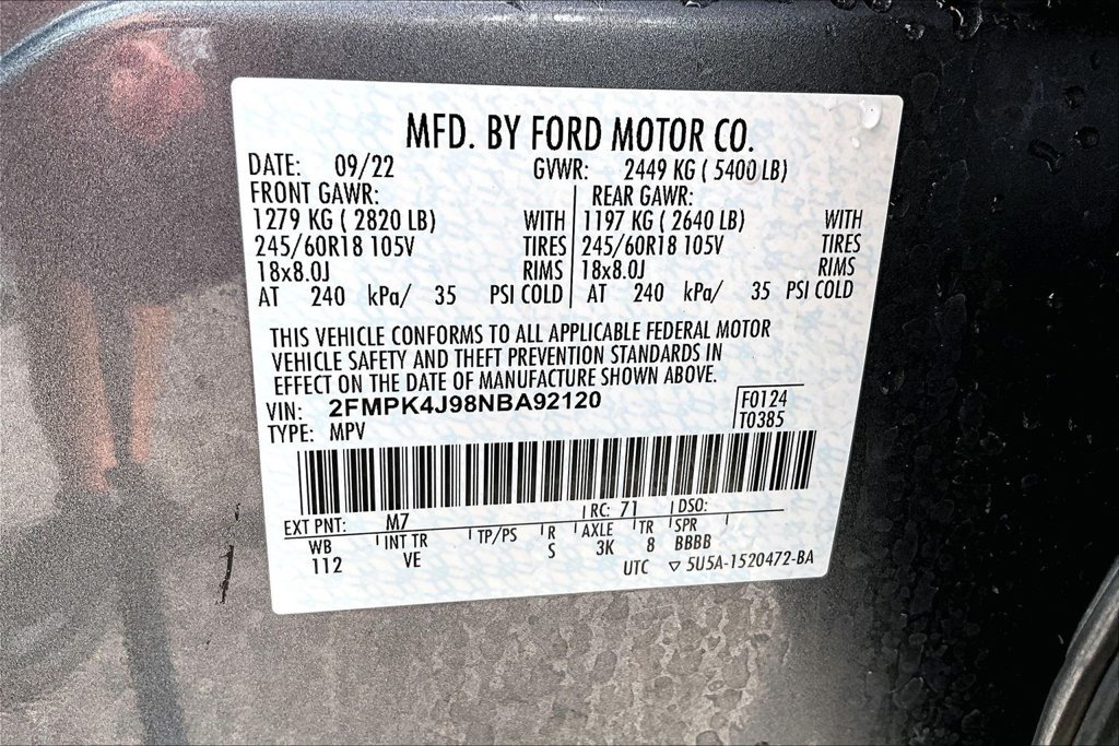 Used 2022 Ford Edge SEL AWD/4WD image 30