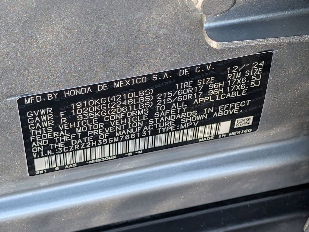 Used 2025 Honda HR-V LX image 52