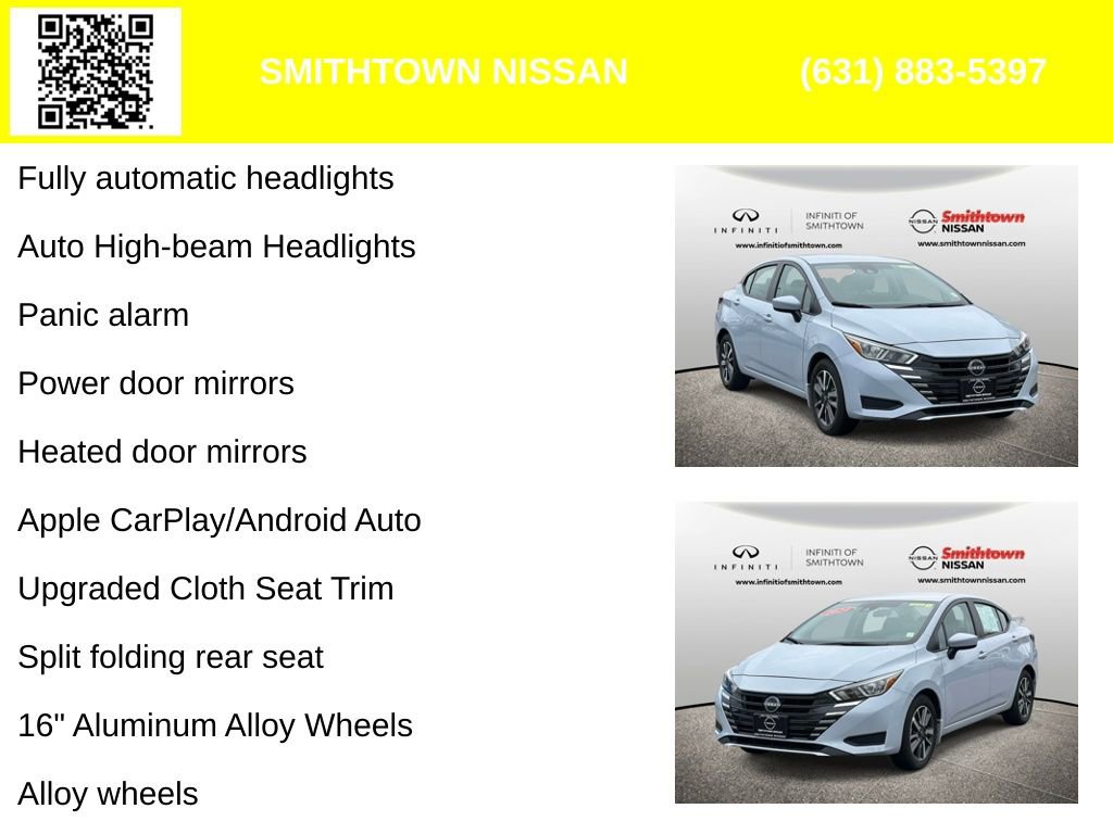 Used 2024 Nissan Versa SV w/ Trunk Package FWD image 6