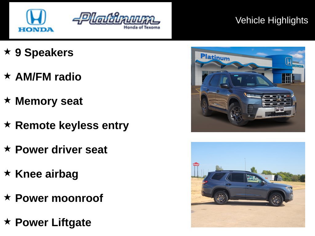 New 2026 Honda Pilot TrailSport image 5