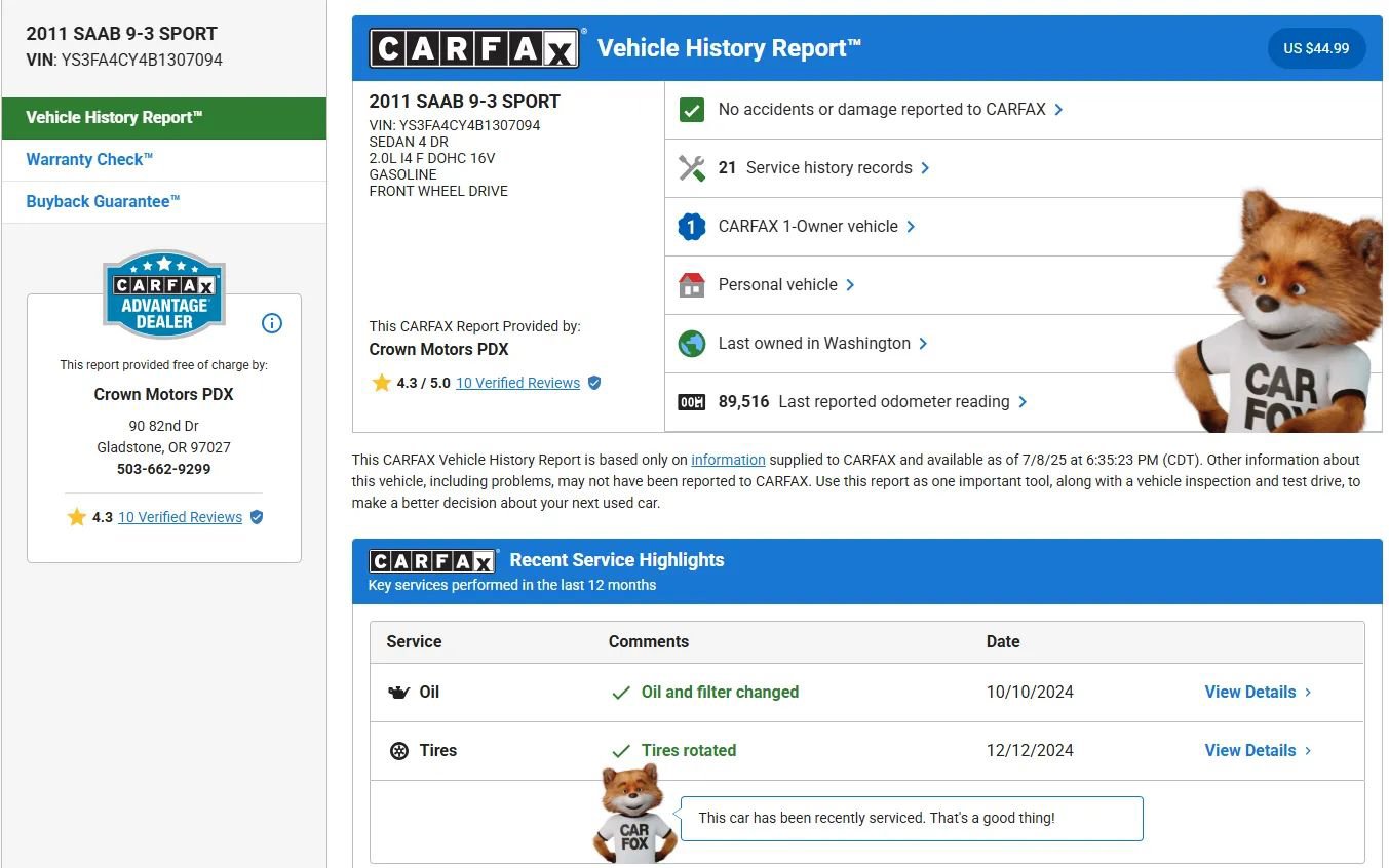 Used 2011 Saab 9-3 Aero image 34