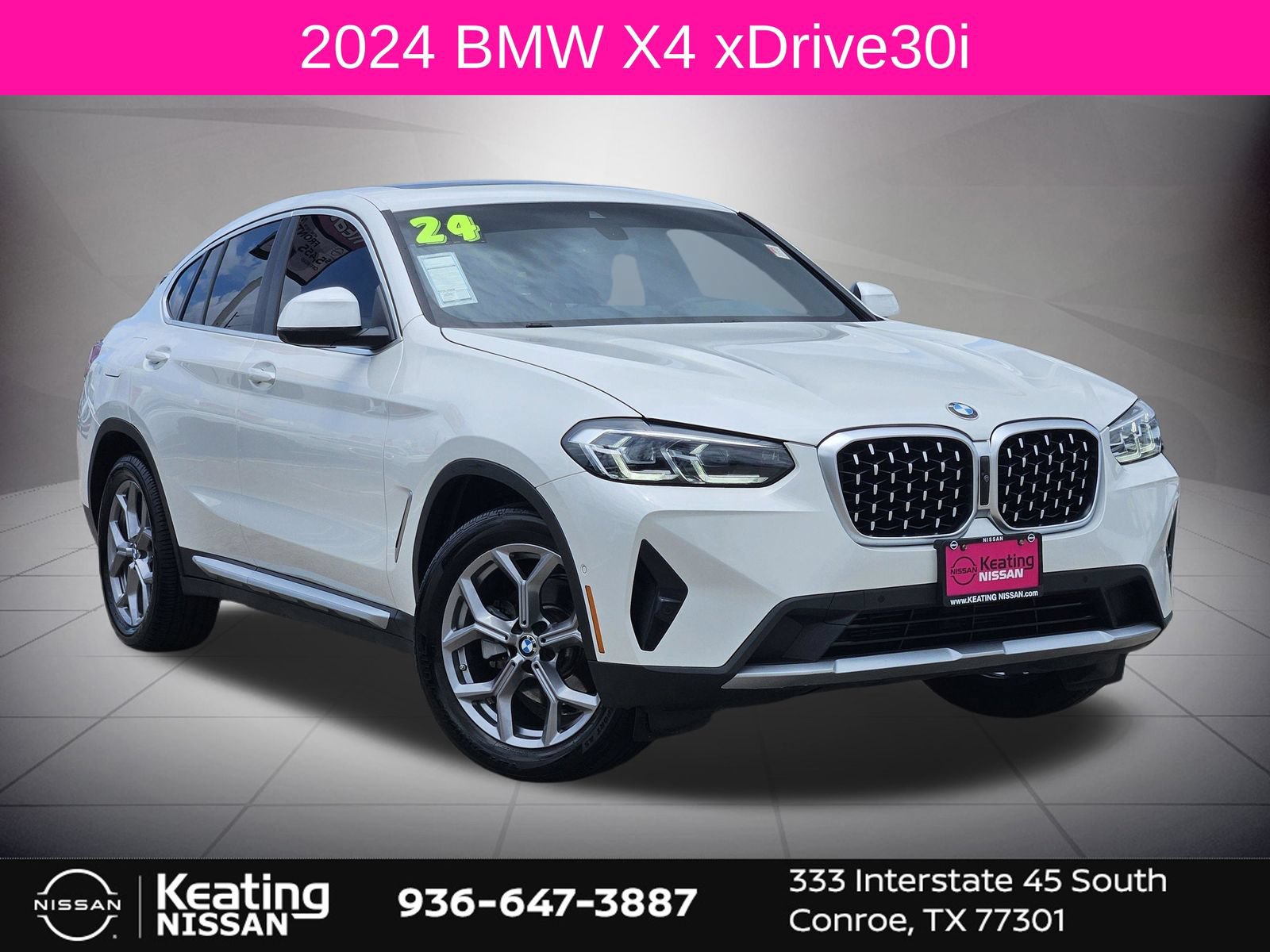 Used 2024 BMW X4 xDrive30i w/ Parking Assistance Package AWD/4WD image 1