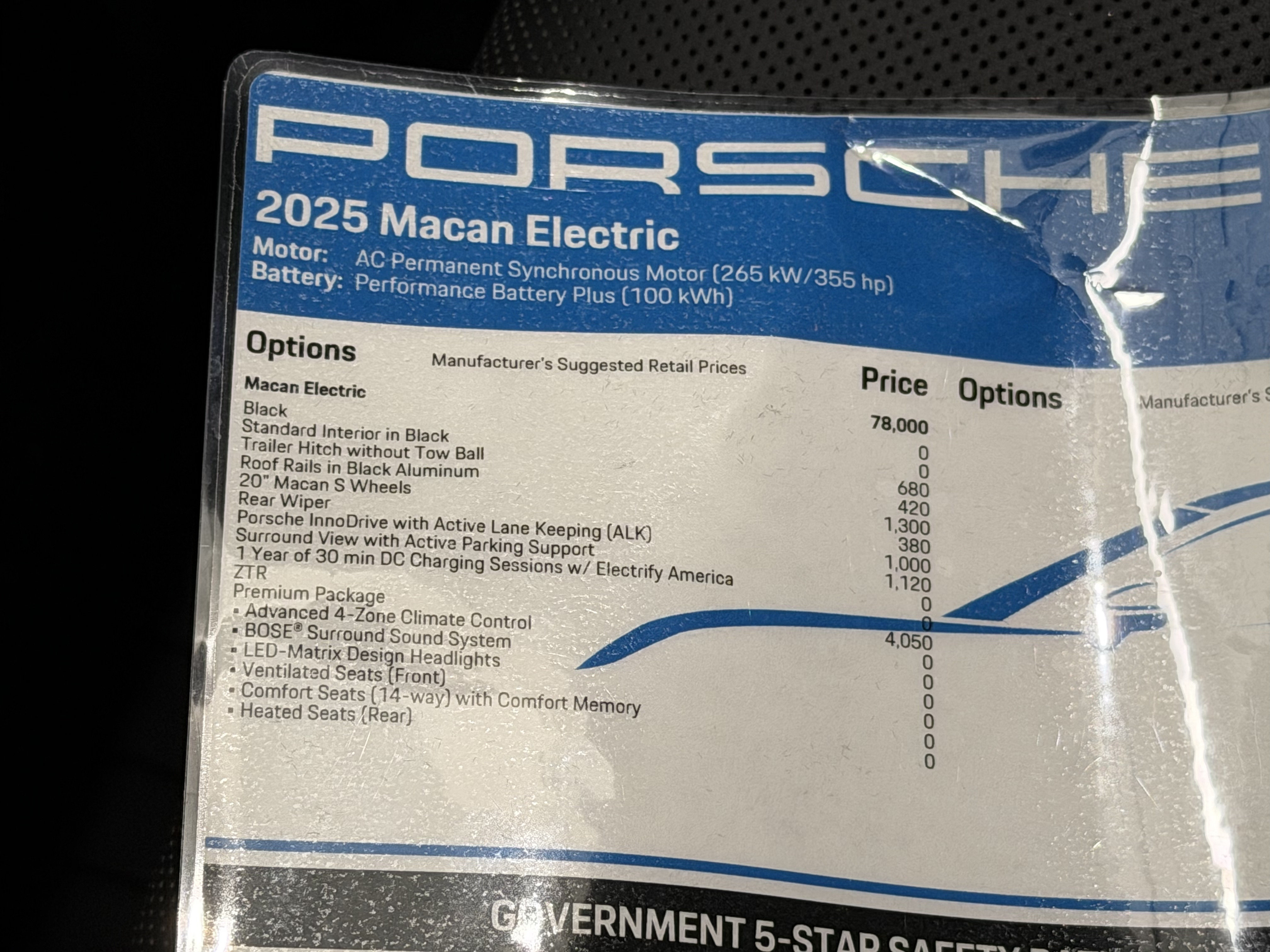 Certified 2025 Porsche Macan Electric RWD image 53