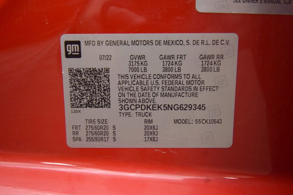 Used 2022 Chevrolet Silverado 1500 LT AWD/4WD image 26