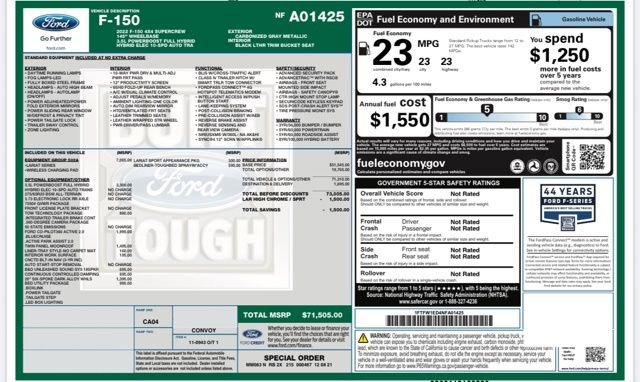 Used 2022 Ford F150 Lariat w/ Equipment Group 502A High AWD/4WD image 29