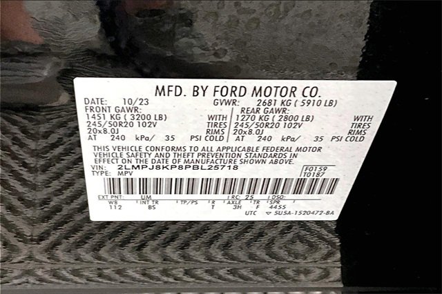 Used 2023 Lincoln Nautilus Reserve w/ Equipment Group 201A image 36