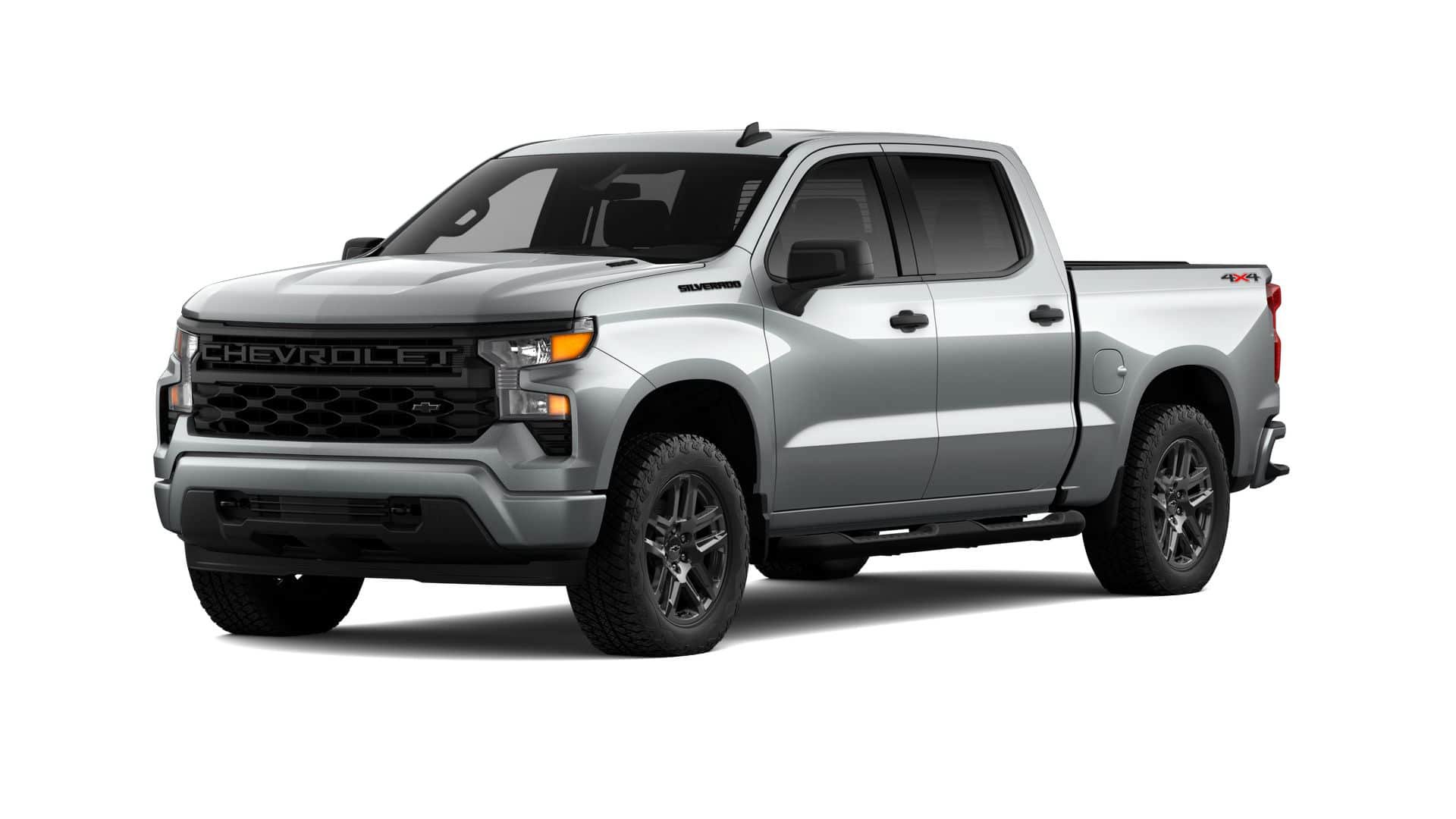 New 2026 Chevrolet Silverado 1500 Custom w/ Turbomax Blackout Package AWD/4WD image 11