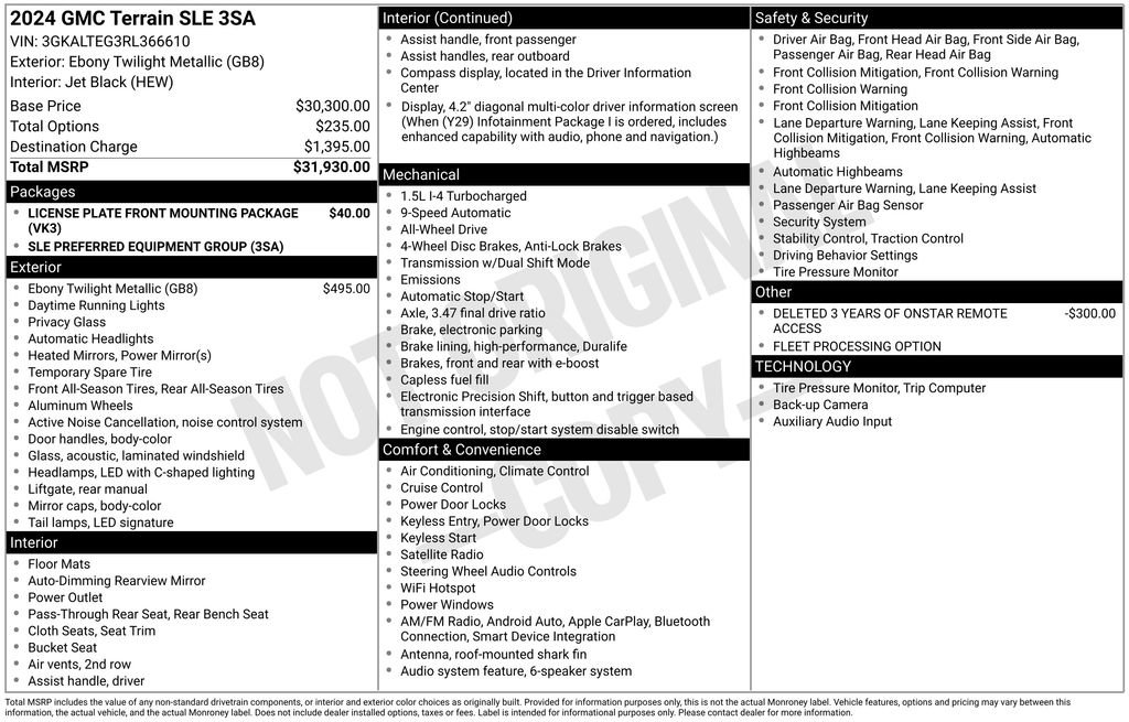 Used 2024 GMC Terrain SLE image 24